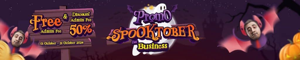 promo spooktober for business