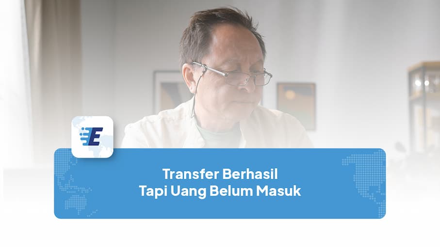 transfer berhasil tapi uang belum masuk